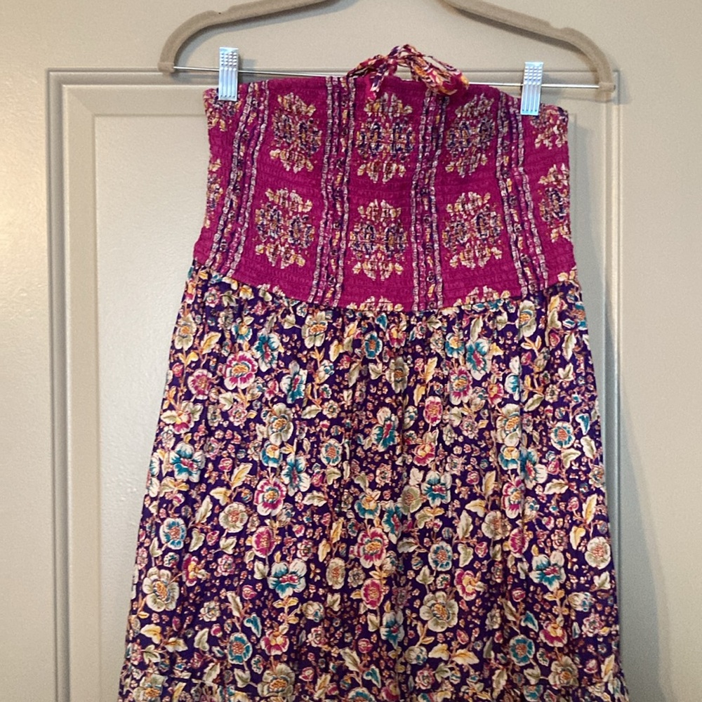 Anthropologie| Maeve |Fall Daleka Purple Silk Dress | Sz Medium NWT - Picture 5 of 11